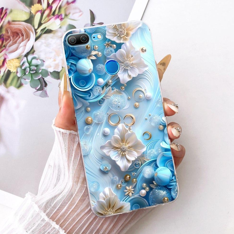 Transparent For Honor 9Lite LLD-L11 LLD-L21 Casing For Honor 9 Lite Case Cover Luxury Fashion Butterfly Funny Cute Painted