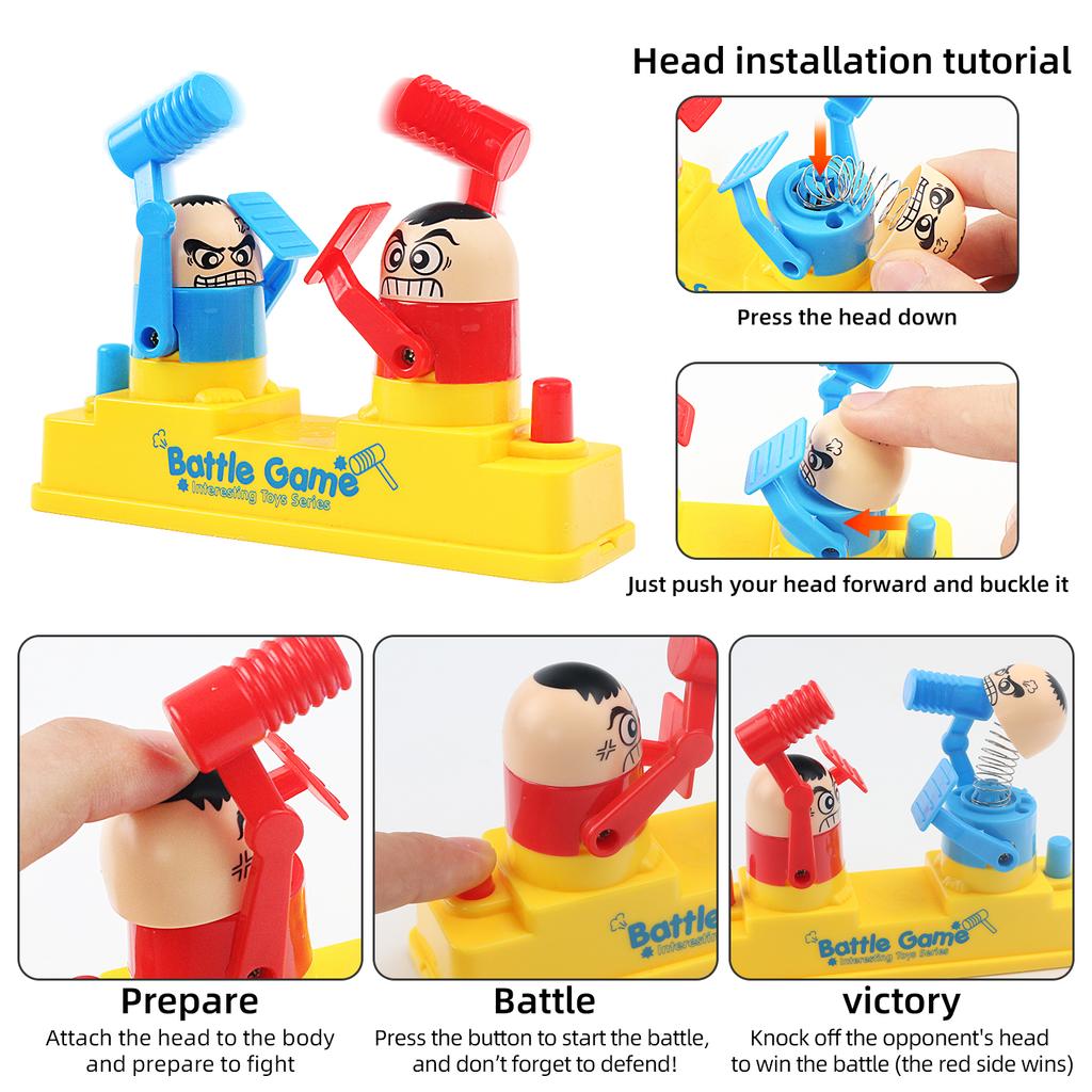 Red and Blue Attack and Defense Battle Toys, Two Person Fight Against Small People, Parent-child Interaction Toys