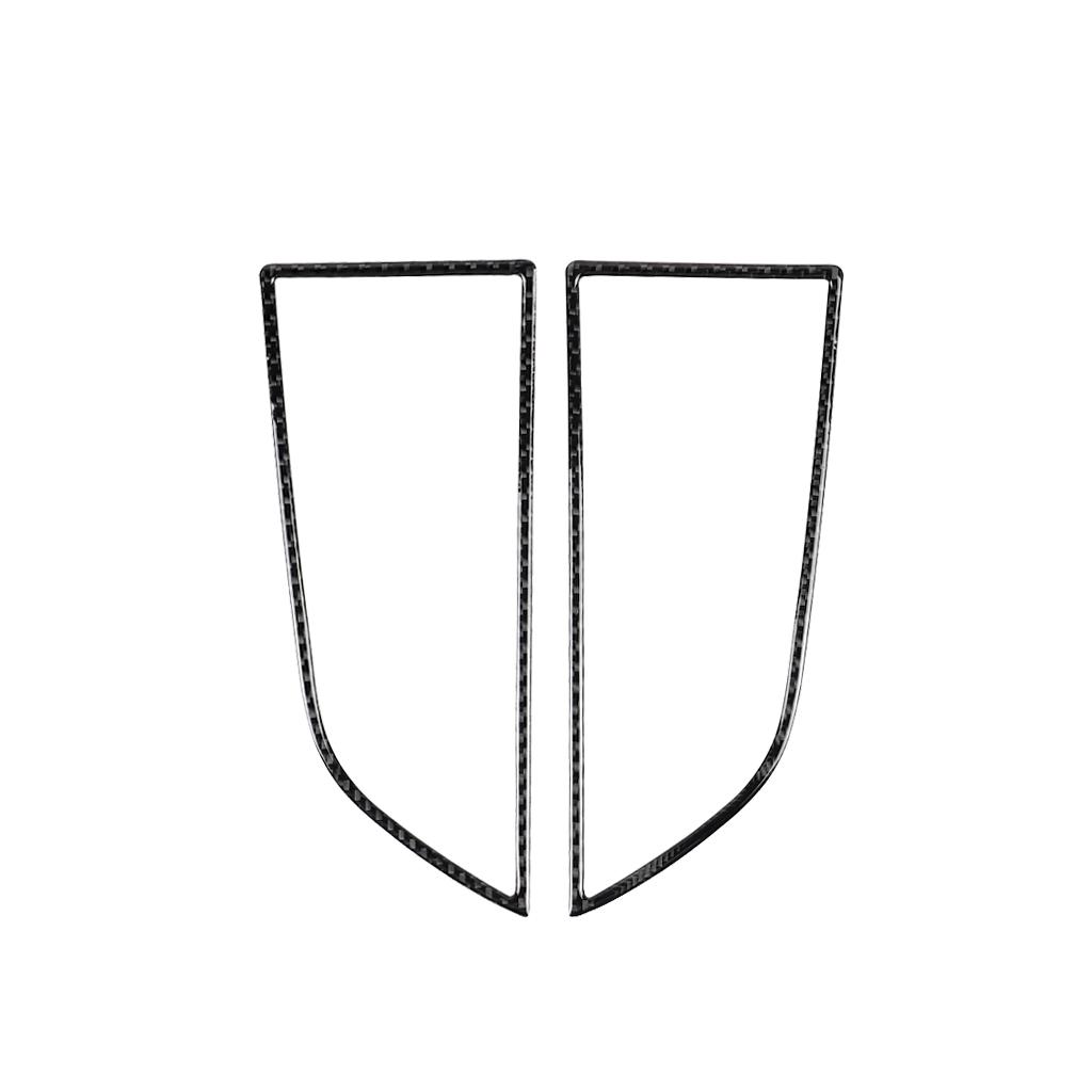 

For Porsche Macan 2014- Carbon Fiber Center Dashboard Air Outlet Panel Decorative Strip Car Interior Accessories Sticker чёрный