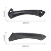 Wewnętrzny uchwyt samochodowy Panel drzwi wewnętrznych osłona wykończeniowa do naciągania czarny lewy prawy dla BMW serii 3 E90 E91 316 318 320 325 328