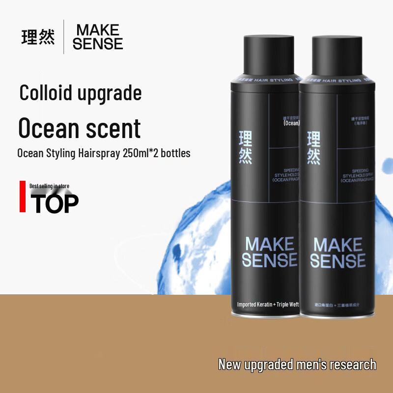 Li Ran Ocean Scent Quick Dry Styling Spray (2x250ml)