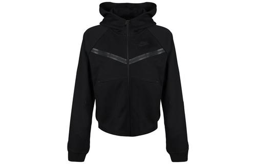 Nike Sportswear Tech Fleece Windrunner Full-Zip Hooded Jacket Black CW4299-010 S чёрный