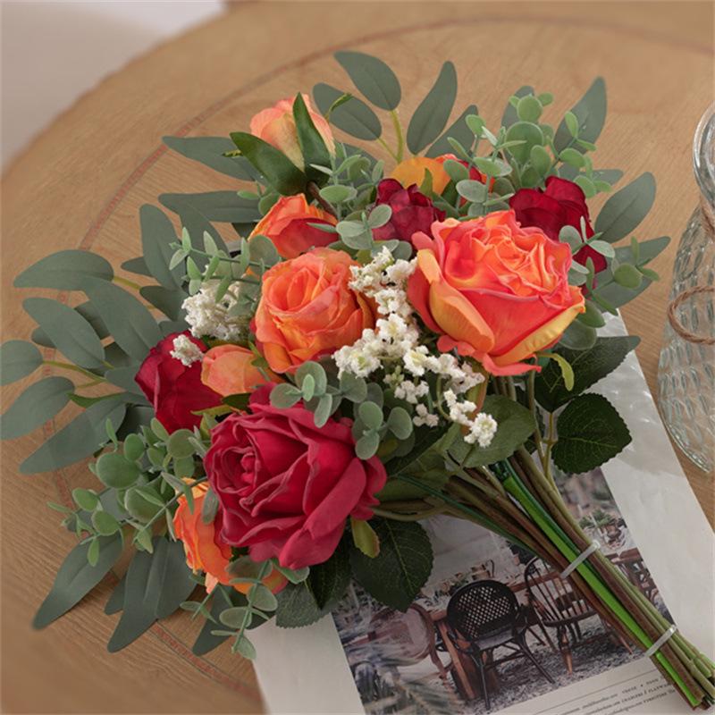 

Artificial Rose Bouquet for Home Decoration