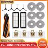 Para Aspirador Robô JONR P20 PRO / T5 Pro Acessórios Escova Lateral Principal Filtro Hepa Pano de Mopa Saco de Pó Peça de Reposição