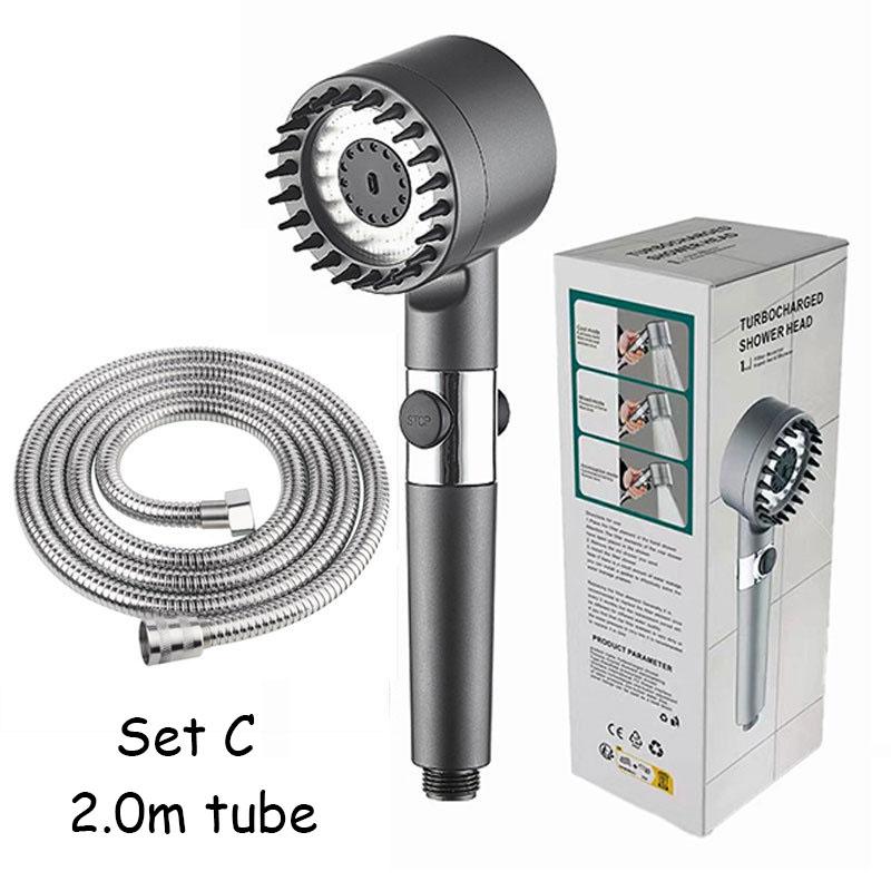 Cap de duș cu 3 moduri Cap de duș de înaltă presiune Filtru portabil Robinet de ploaie Robinet Baie Cadă Accesorii inovatoare pentru casă