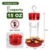 Beautiful Bird Water Feeder Outdoor Garden Yard Hummingbird Water Feeder with 5 Mouth Outdoor Hanging Garden