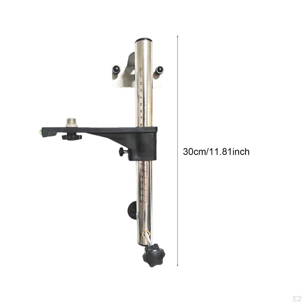 Level Wall Mount Bracket Leveler with Scale 180 Degree Rotation Easy to Install