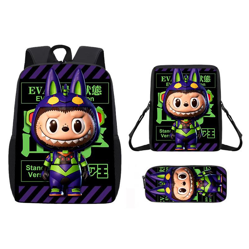 Anime Shoulder Cartoon Bag Pencil Case School Backpack For Children