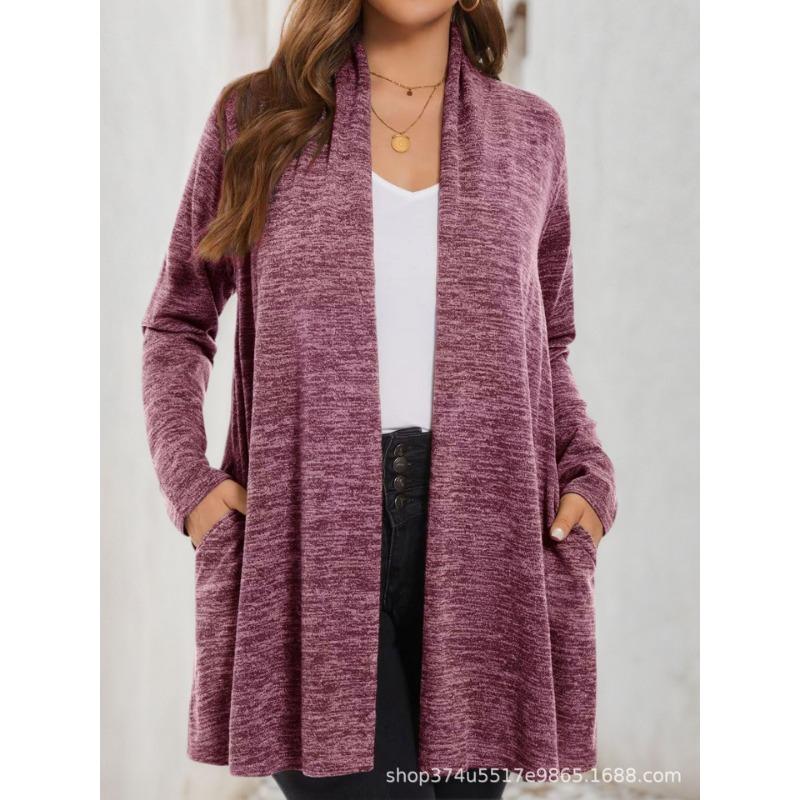 Women S Loose Lightweight Long Sleeve Cardigan With Pockets