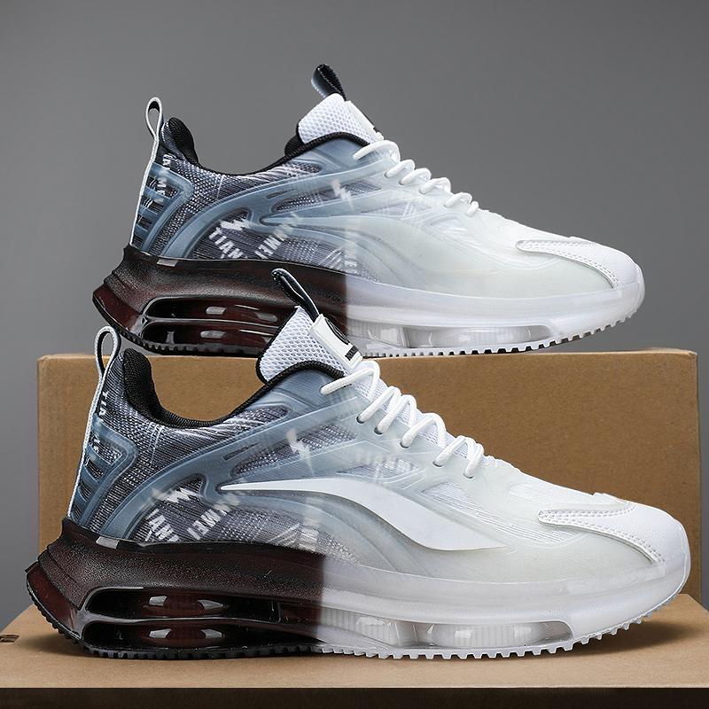 Spring and Autumn Breathable Sports Leisure Running Lightweight Shock Absorption Junior High School Students An Increase Daddy Tide Shoes