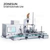 ZONESUN ZS-MPXG1 Small Automatic Filling Capping Machine Bottle Cap Tightening Milk Cosmetics Liquid Filler Food Beverage