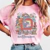 Walt World Figment Fialový drak Figment Sladící Disney 2025 Unisex tričko