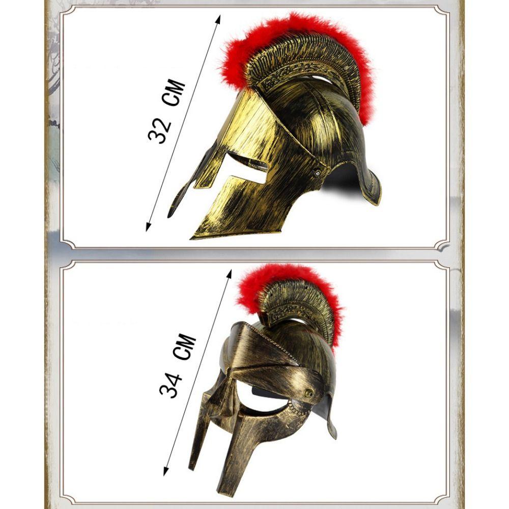 Medieval Novelty Ancient Roman Vintage Helmet Spartan Warrior Hat Spartacu Samurai Masquerade Helmet Roman Hat Helmets
