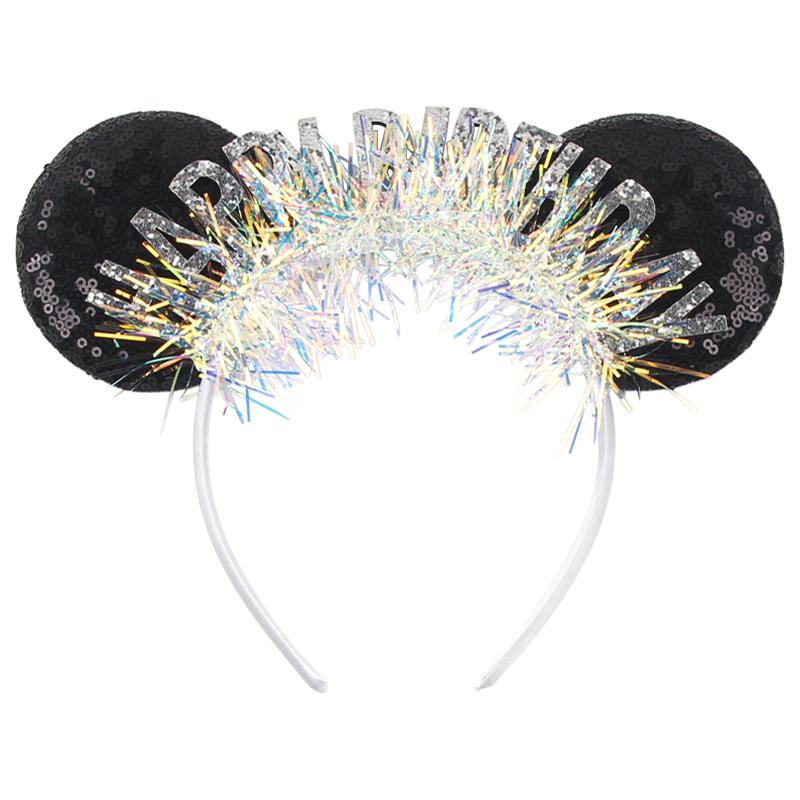 Fashion New Brown Beauty And Beast Mouse Ears Headband 5" Headwear Boys Girls Festival Party Hair Accessories Women Gift