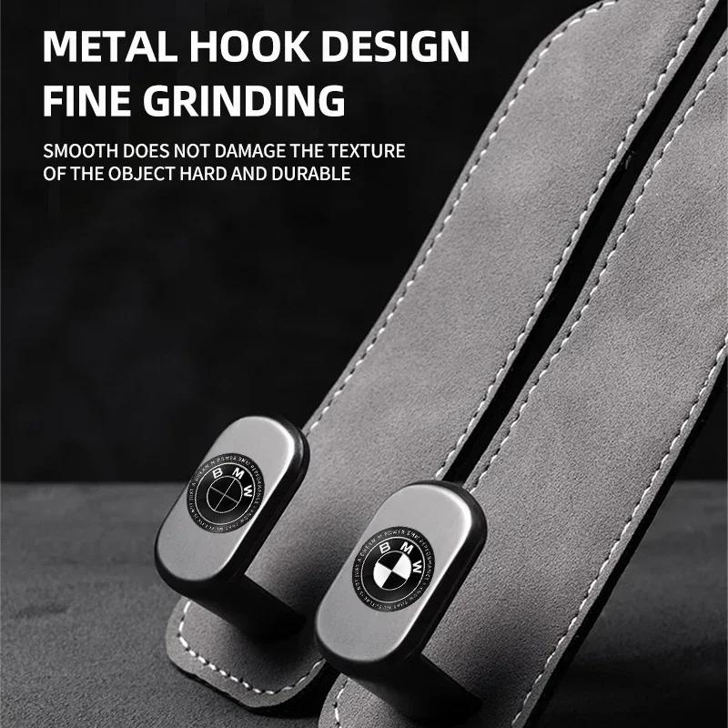 2-in-1 Auto Haken Rücksitz Rücken Haken Kopfstütze Kleiderbügel Für BMW 50th Kith X1 X2 X3 X4 X5 X6 E71 F16 G06 E70 E53 F15 G05 E83 E84 F48