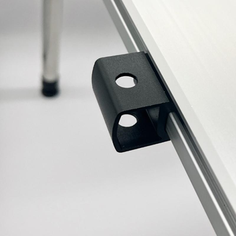 Aluminium Alloys Rail Joint Sliding Buckles Camping Table Connecting Hook for Outdoor Kitchen Picnics Fishing Activity
