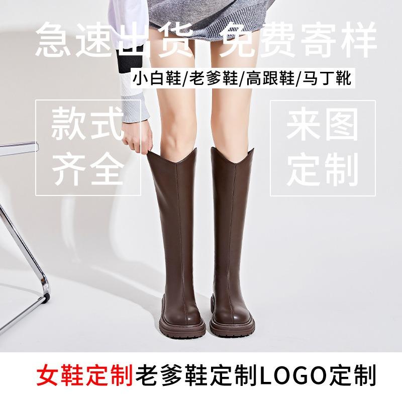 Fleece Boots Women's Winter New Warm Knight Boots Thick Heel Boots Women's Casual Women's Boots Versatile Boots