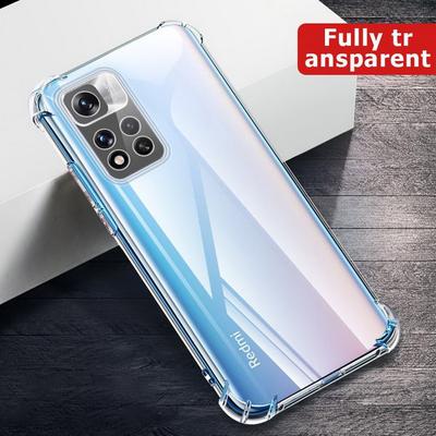 Custodia in silicone trasparente in TPU per Xiaomi 14T 13T Pro 12T Poco F6 Pro X6 X5 Redmi 14C Note 13 Pro 12 11 Sottile cristallo posteriore proteggi telefono in gomma