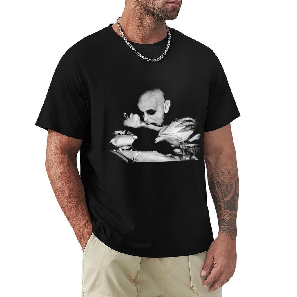 Hd Nosferatu The Bite (1921) Tshirt All Match Print Short Sleeve Top