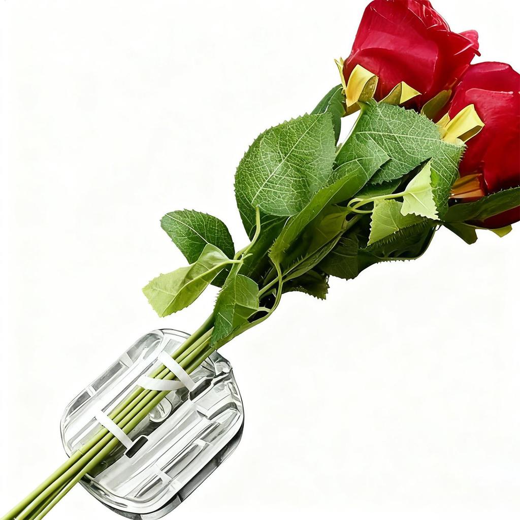 3D Romantic Car Sticker Bouquet Tulips Rose Flowers Sticker Car Body Decorations For Glass Window Automotive Vehicle Exterior