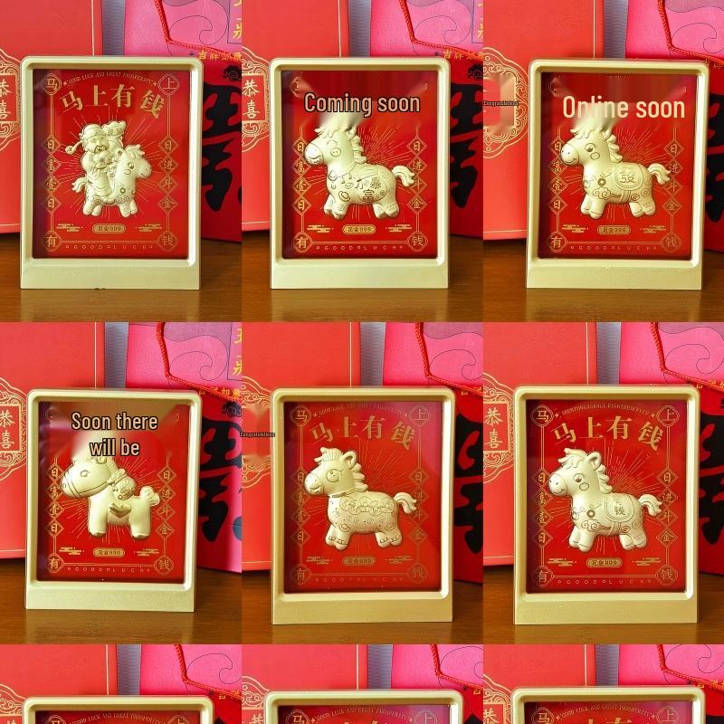 999 Pure Gold All-Directions Money-Making Ornament - Popular Style for Wealth & Success