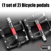 Pedals Mountain Bike Pedals Light Weight Aluminum Bicycles Platform Pedals with Nonslip Studs Sealed Bearing