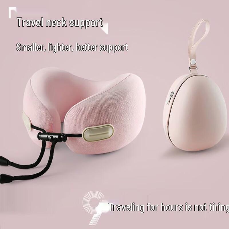 Aijiepu Portable U-shaped Memory Foam Neck Pillow