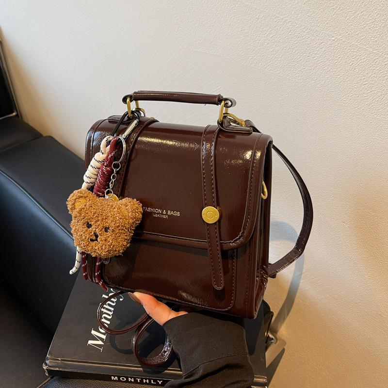 Retro backpack bag women's new casual versatile high-end commuter travel small backpack