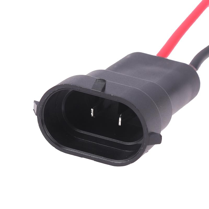 Foglight Head Light Bulb Lamp 1/2Pcs H8 H9 H11 Male To Female Socket Plug Adapter Connector Cable Wiring Harness