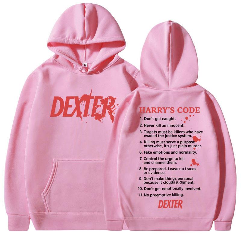 TV Play Dexter Morgan Harry's Code Hoodies Men's Women Casual Oversized Sweatshirts Fashion Vintage Hooded Pullovers Streetwear