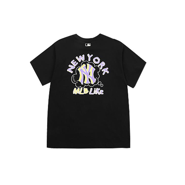 New MLB New York Yankees T Shirt Unisex Black 31TSP1131-50L