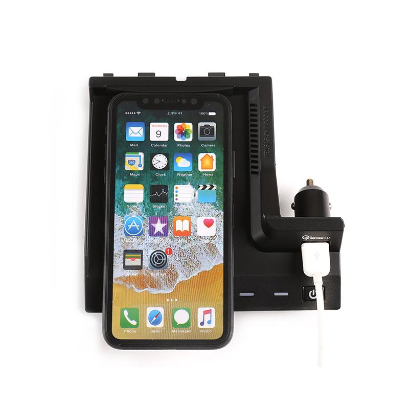 QI Car Wireless Charger For Mercedes Benz GLC C180 C200 C260 C Class W205 Accessories Fast Charge Phone Holder Charging