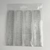 4Pcs Measuring Ruler Tool with Inches Centimeters for Classroom Home Office Colorful Ruler Plastic Ruler Straight Clear