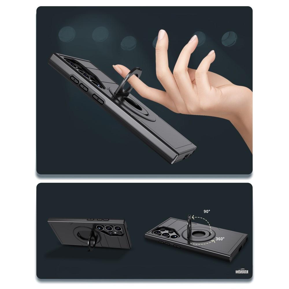 MagSafe Case for Samsung Galaxy S24 Ultra, Military Magnet, Black