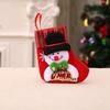 1PC Cartoon Christmas Socks Ornaments Merry Christmas Decorations Home Christmas Gifts Xmas Noel Navidad Happy New Year Supplies