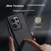 Funda para Teléfono OPPO Find N2, Cubierta Protectora Findn2, Pantalla Plegable Izquierda y Derecha OPPO Find Funda de Cuero a Prueba de Golpes, Exterior en Negro Estrellado