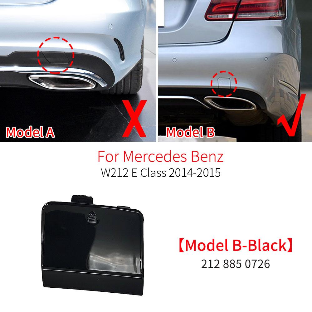 For Mercedes W212 Car Rear Bumper Tow Hook Cover Cap Accessory Replacment For Benz E Class E200 E230 E250 E260 E300 E350 E63 AMG