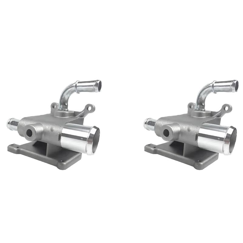 NEW-2X LF01-1517Z Water Outlet Engine Coolant Thermostat Housing For Ford Mondeo C-Max Ecosport 1Z7S8K655AZ 1S7G8K556AJ