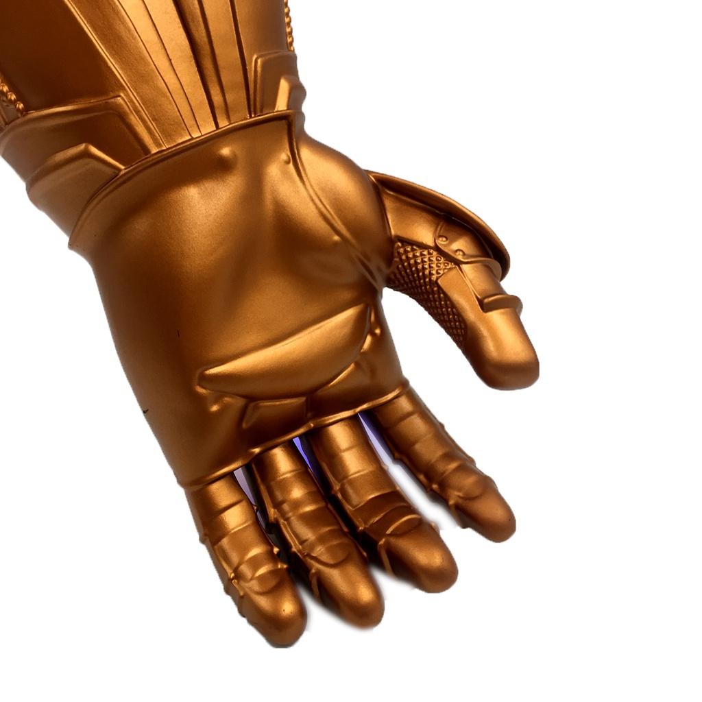 Guantelete del Infinito de Vengadores 3 Infinity War de Calidad Premium Luz LED Guantes de Thanos Accesorio de Cosplay Para Entusiastas