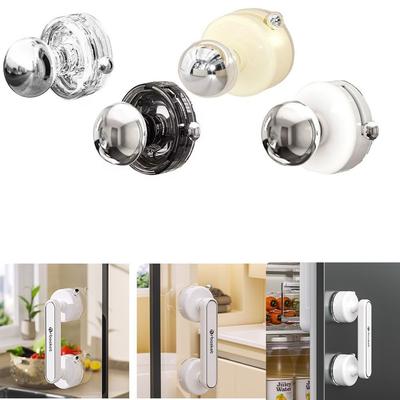 Hochwertiger Anti-Rutsch-Saugnapf-Haltegriff Wiederverwendbarer Wasserdichter Glas Türgriff Abnehmbarer Schrank Türgriff