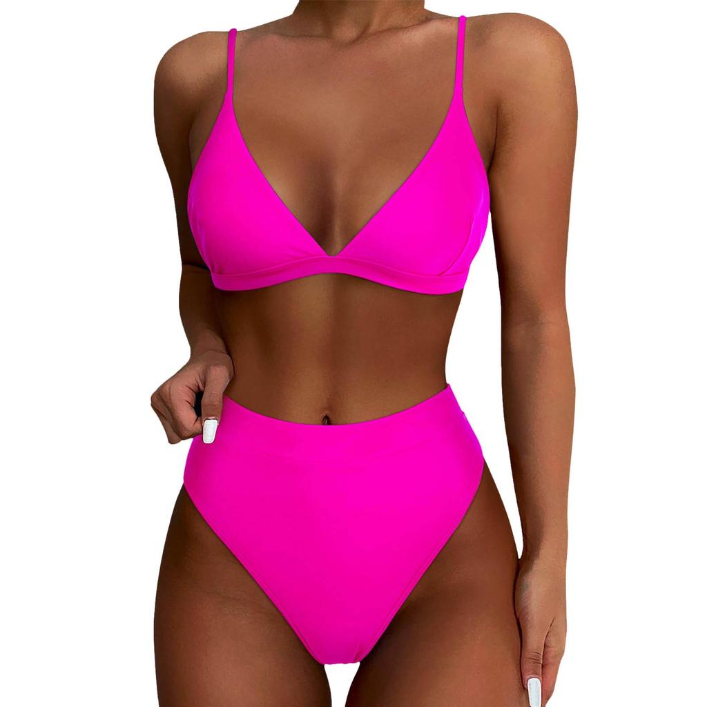 Swimsuit For Women 2025 Women High Waisted Bikini Sexy Push Up Two Piece Swimsuits Vintage Swimsuit
