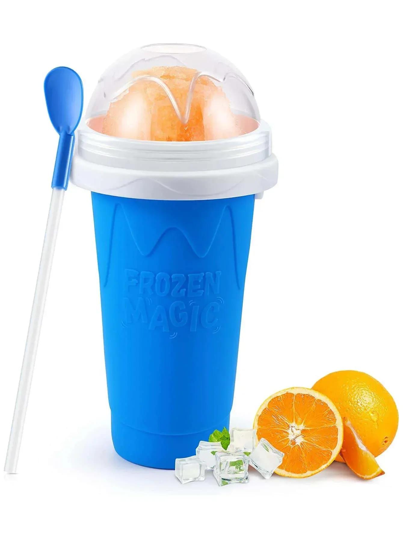 

Quick-Frozen Slushy Maker Cup Large Capacity Slushy Cup for Homemade Smoothies Juice Ice Cream Summer Squeeze Beker Kitchen Tool