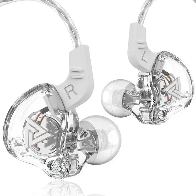 QKZ Ak6 Dynamic Earphones HIFI Heavy Bass Earbuds In Ear Monitor Sport Noise Cancelling Headset Stereo Gaming Headphone with Mic