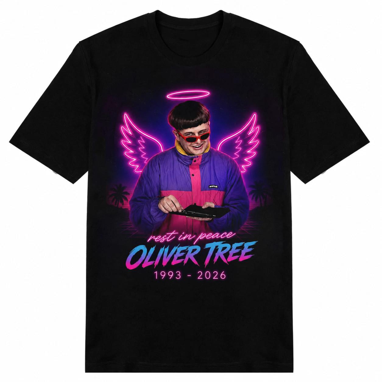 Oliver Tree Tribute Rest In Peace 1993-2026 Memorial Unisex S-5XL Shirt YH380 XXXL