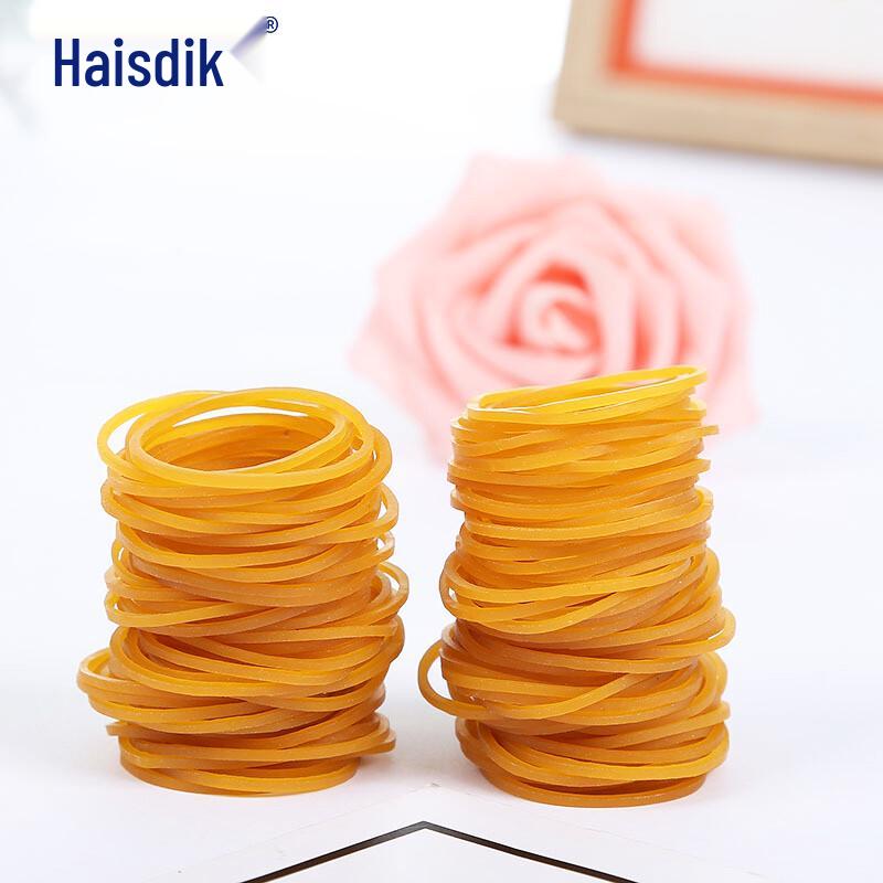 HESDICK Transparent Yellow Rubber Bands 1 Catty