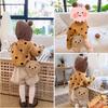 2024 New Cartoon Bear Crossbody Baby Plush Cute Coin Soft Yellow Bear