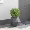 Plant Pot Anthracite 50 X 50 X 40 Cm Steel
