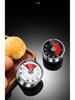 Stainless Steel Magnetic Kitchen Timer with Visual Countdown and Portable Design