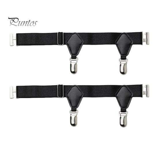 

Подвязки для носков, держатели для мужчин и женщин, регулируемые нескользящие подтяжки для носков, петля для голени, зажим для носков, пряжка для чулок чёрный