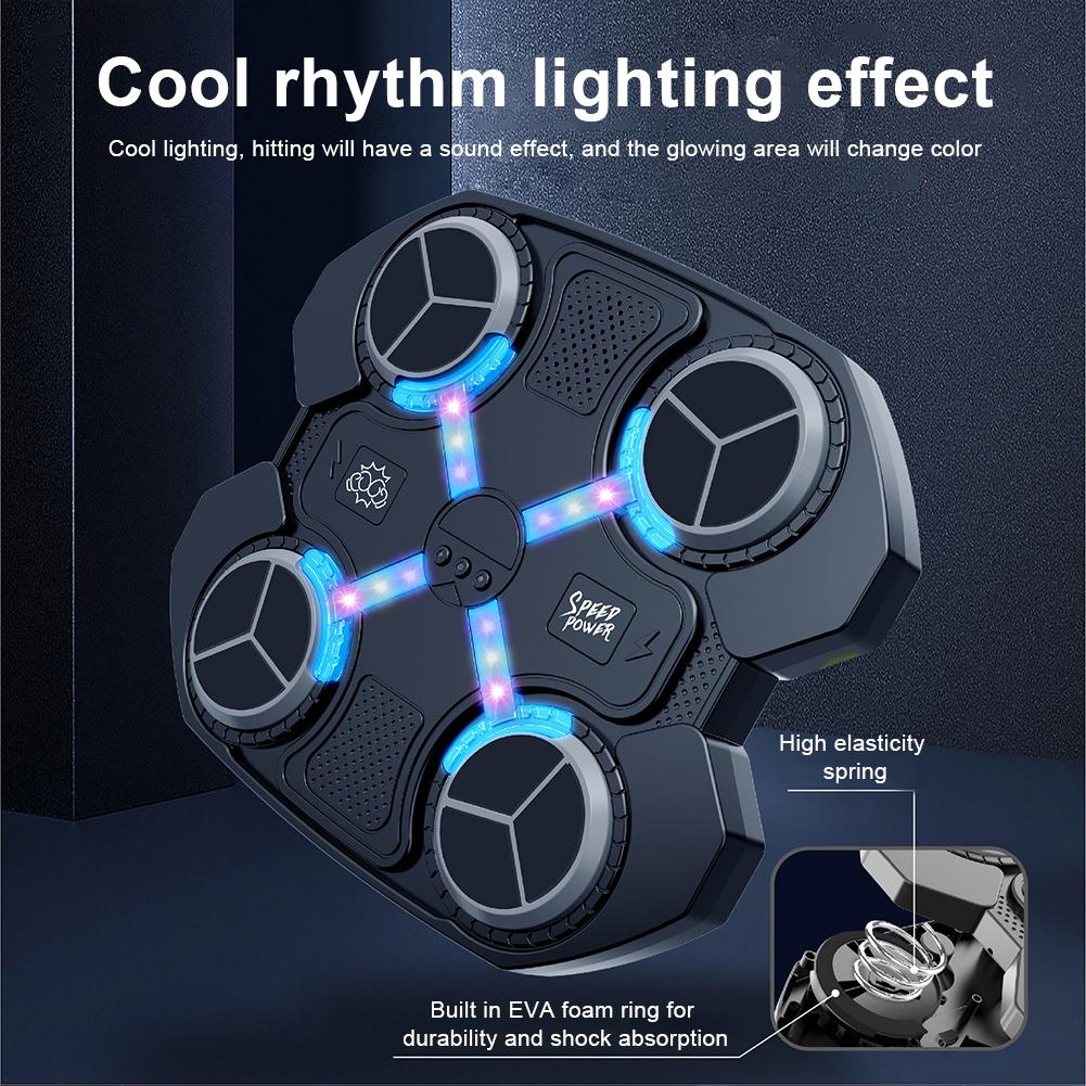 Intelligente Musik Boxmaschine Boxtraining Wandzielscheibe Kinder Sport Fitness RGB Licht Boxtrainer Heim Schlag Ausrüstung